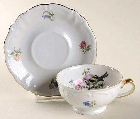 WIG72 Footed Demitasse Cup & Saucer Set