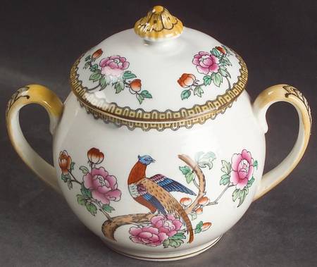 Pheasant (Smooth) Sugar Bowl & Lid