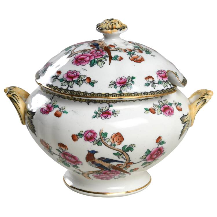 Pheasant (Smooth) Sauce Boat & Lid