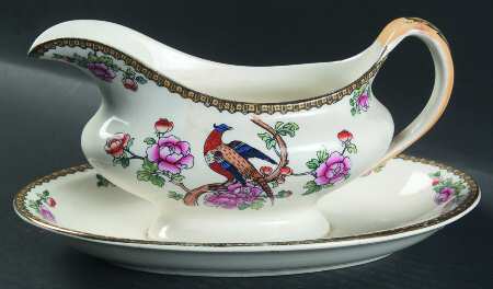 Pheasant (Smooth) Gravy Boat & Underplate