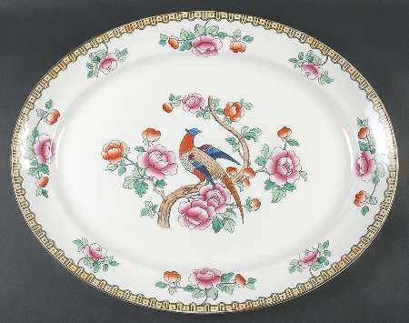 Pheasant (Smooth) 18" Oval Serving Platter