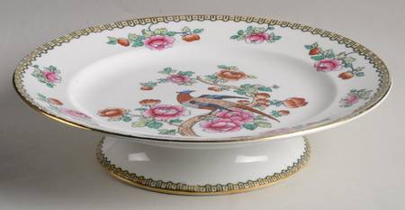 Pheasant (Smooth) 9" Pedestal Cake Stand