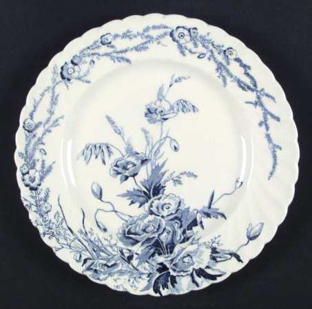 Harvest Blue Bread & Butter Plate