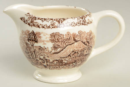 Pastoral Davenport Brown Creamer