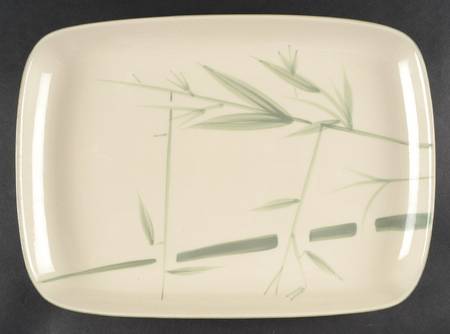 Bamboo (Round) 14" Rectangular Serving Platter