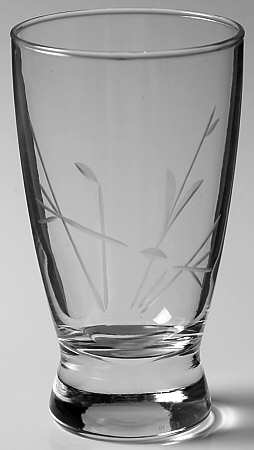Bamboo (Round) 10 Oz Glassware Tumbler