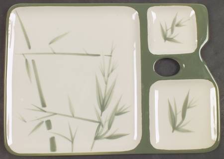 Bamboo (Round) 13" Rectangular Snack Tray