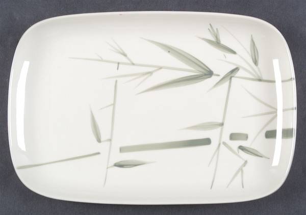 Bamboo (Round) 12" Rectangular Serving Platter