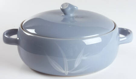 Blue Pacific 2 Qt Round Covered Casserole