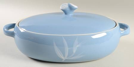 Blue Pacific Oval Covered Vegetable