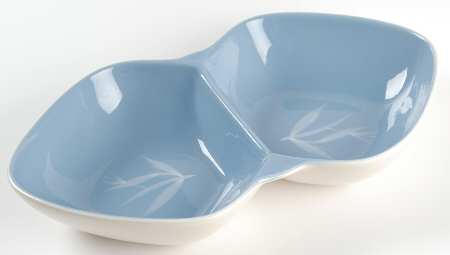 Blue Pacific 13" Oval Divided Vegetable Bowl