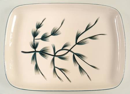 Blue Spruce 14" Rectangular Serving Platter