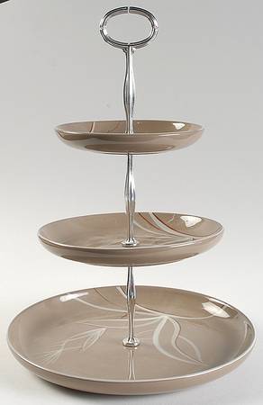 Desert Dawn 3-Tiered Serving Tray (DP, SP, BB)