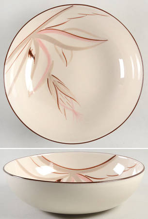 Dragon Flower 8" Round Vegetable Bowl
