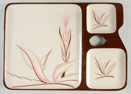 Dragon Flower 13" Rectangular Snack Tray
