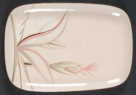 Dragon Flower 12" Rectangular Serving Platter