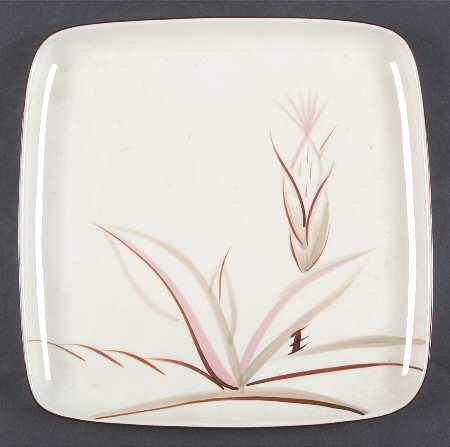 Dragon Flower 14" Square Chop Plate