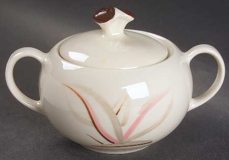 Dragon Flower Sugar Bowl & Lid