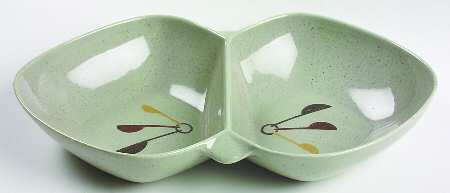 Gourmet 13" Oval Divided Vegetable Bowl