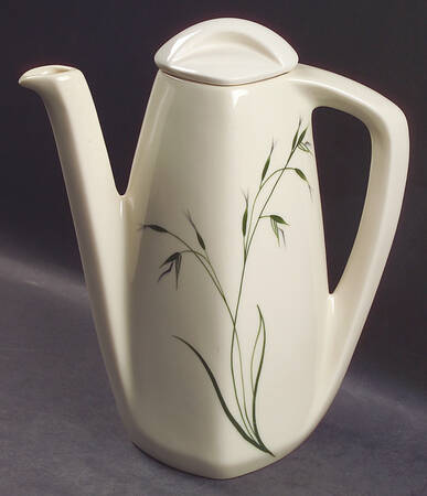 Oats (Cream Background) Coffee Pot & Lid