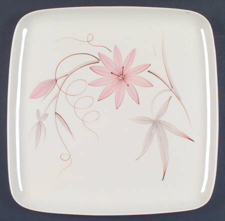 Passion Flower 14" Square Chop Plate