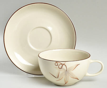 Flat Cup & Saucer Set