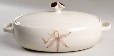 Passion Flower 3 Quart Oval Covered Casserole by Winfield