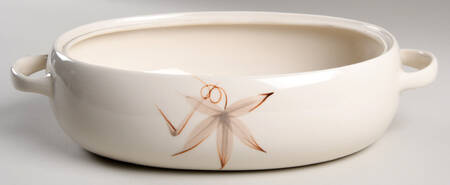 Passion Flower 3 Qt Oval Covered Casserole No Lid