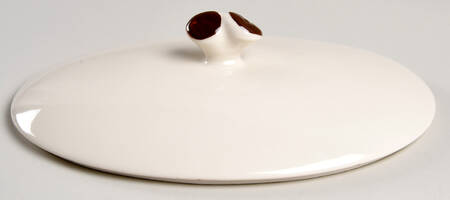 Passion Flower Lid for 3 Qt Oval Covered Casserole