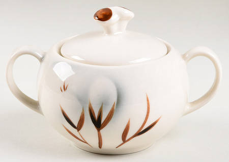Pussy Willow Sugar Bowl & Lid