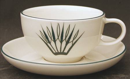 Royal Coronation Flat Cup & Saucer Set