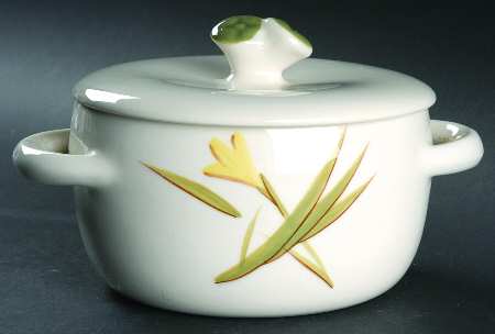 Tiger Iris 1.5 Qt Round Covered Casserole
