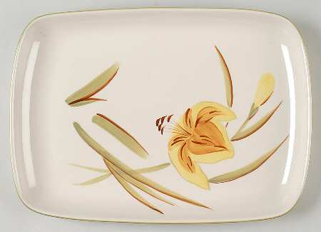 Tiger Iris 14" Rectangular Serving Platter