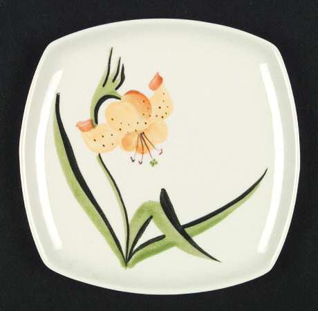 Tiger Lily Salad Plate