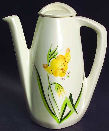 Tiger Lily Coffee Pot & Lid