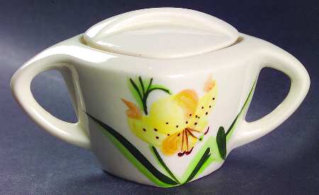 Tiger Lily Sugar Bowl & Lid