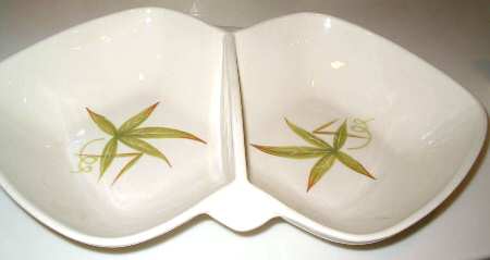 WIN1 Oval Divided Vegetable Bowl