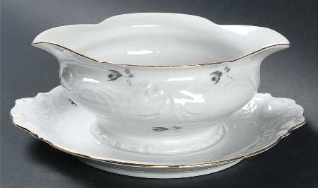 4071 Gravy Boat with Attached Underplate