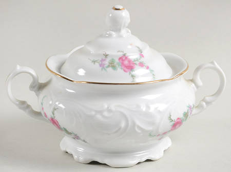 Bavarian Rose Mini Sugar Bowl & Lid