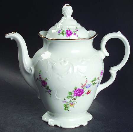 Bavarian Rose Small Coffee Pot & Lid