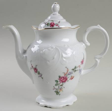 Bavarian Rose Coffee Pot & Lid