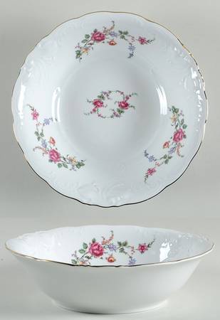 Bavarian Rose 9" Round Vegetable Bowl