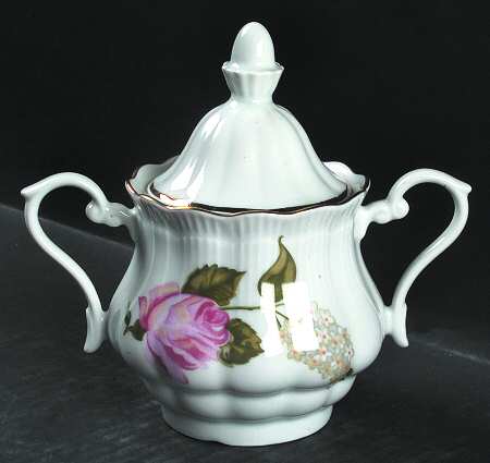 Briar Rose Sugar Bowl & Lid