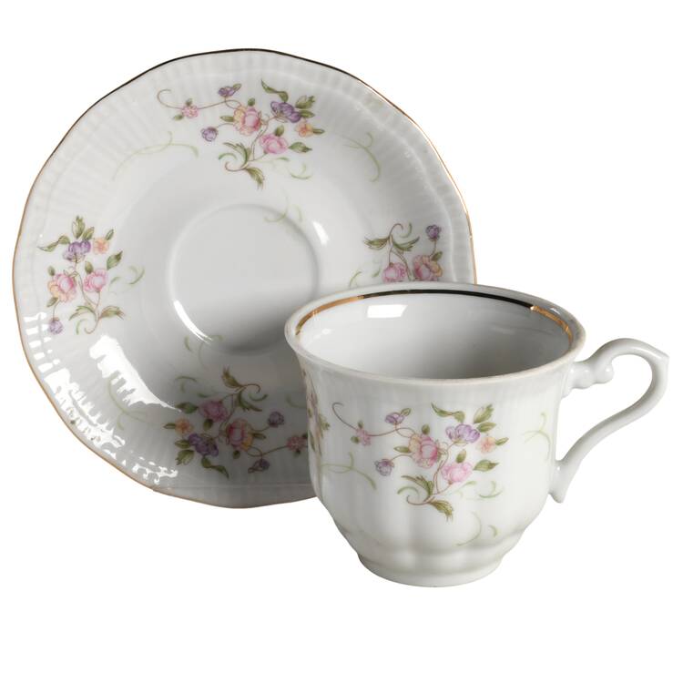 Cambridge Flat Cup & Saucer Set