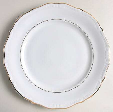 Empire (Gold Trim) 12" Chop Plate (Round Platter)