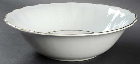 Empire (Gold Trim) 10" Round Vegetable Bowl