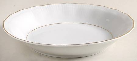 Empire (Gold Trim) 8" Round Vegetable Bowl
