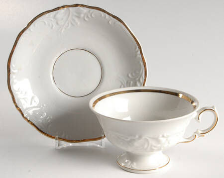 Glory Footed Cup & Saucer Set