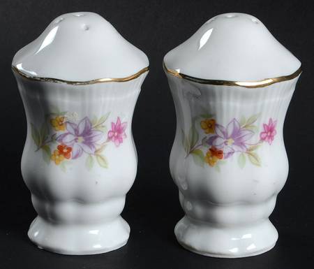 Meissen Flower (Ribbed) Salt & Pepper Set