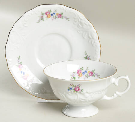 Minuet Footed Cup & Saucer Set
